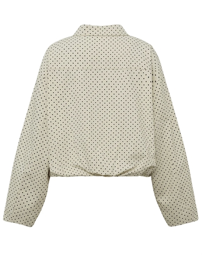 Gossia - DoveGO Jakke - Creme Black Dots 